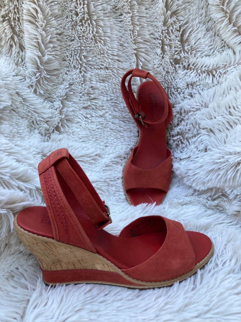 Timberland Earthkeepers Anti Fatigue Wedge Sandals Women’s Size 8.5